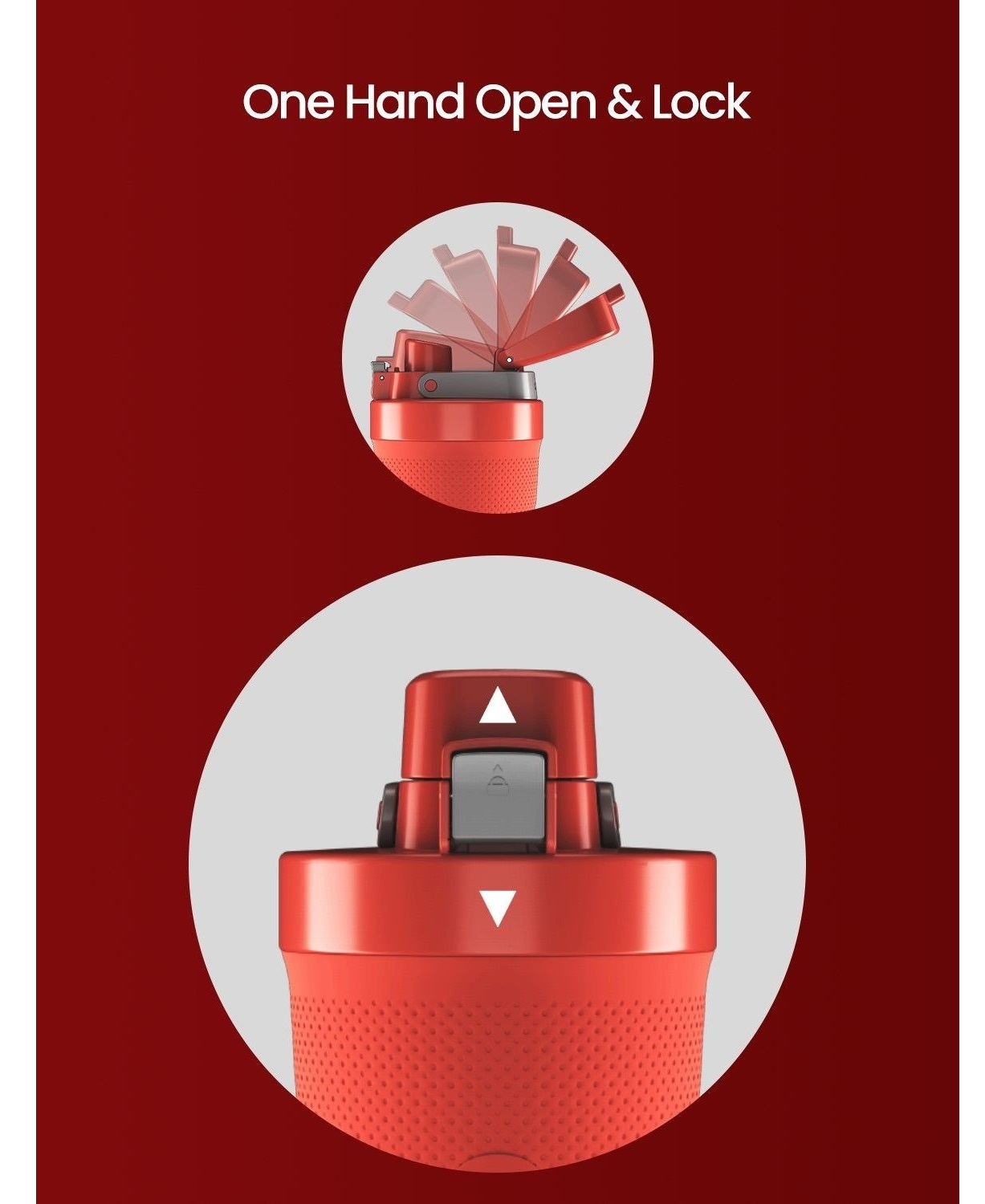 O`Yeet Shaker Bottle S2 - 700 ml, Grau