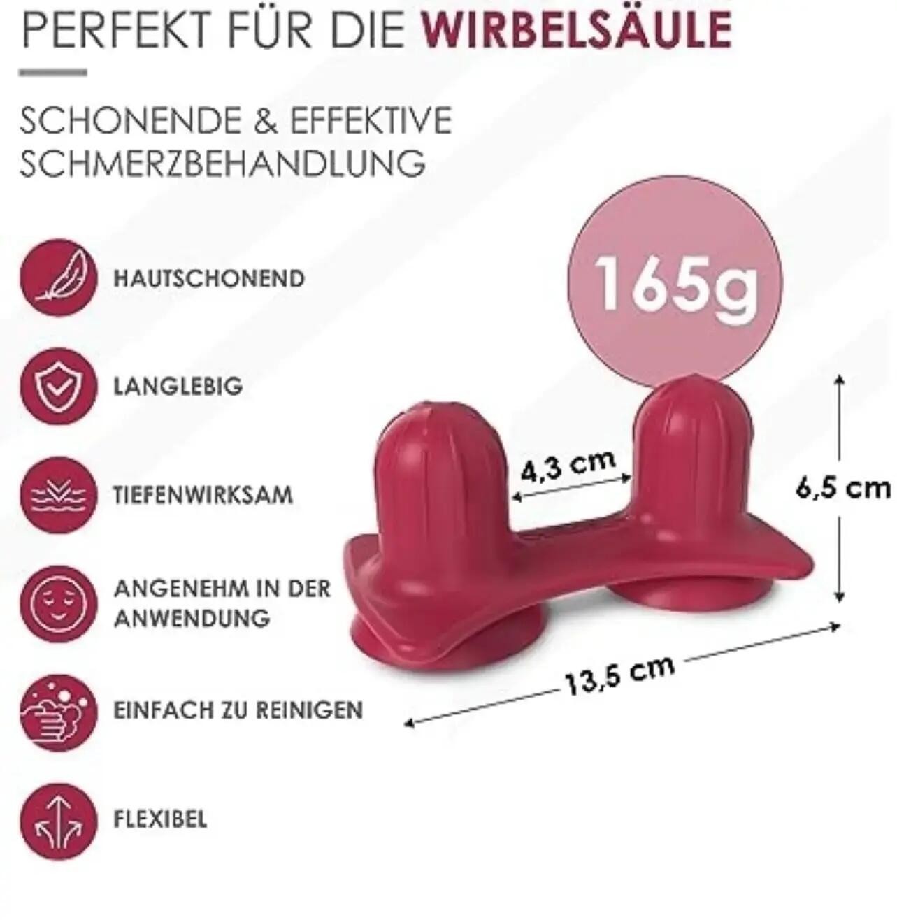 CHIROGUN® Duo Triggerpunkt Drücker mit Saugnapf